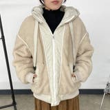 キルト切替ボアフードブルゾン | non-hedge  | 詳細画像18 