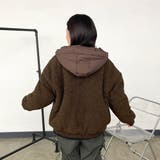 キルト切替ボアフードブルゾン | non-hedge  | 詳細画像7 
