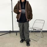 キルト切替ボアフードブルゾン | non-hedge  | 詳細画像8 