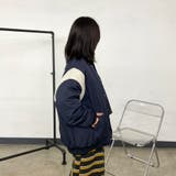 ニット切替バックロゴブルゾン | non-hedge  | 詳細画像12 