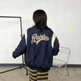 ニット切替バックロゴブルゾン | non-hedge  | 詳細画像14 