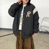 ニット切替バックロゴブルゾン | non-hedge  | 詳細画像1 