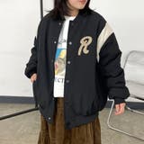 ニット切替バックロゴブルゾン | non-hedge  | 詳細画像3 