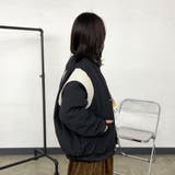 ニット切替バックロゴブルゾン | non-hedge  | 詳細画像4 