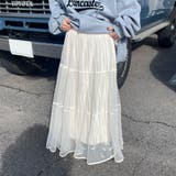 チュールラメプリーツスカート | non-hedge  | 詳細画像1 