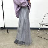 チュールラメプリーツスカート | non-hedge  | 詳細画像23 