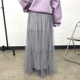 チュールラメプリーツスカート | non-hedge  | 詳細画像24 