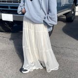 チュールラメプリーツスカート | non-hedge  | 詳細画像4 