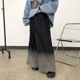 ブラック | グラデーションデニムパンツ | non-hedge 