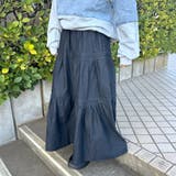 デニムティアードスカート | non-hedge  | 詳細画像1 
