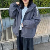 グレー | サイドラインフードブルゾン | non-hedge 