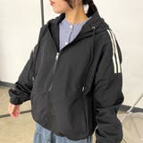 ブラック | サイドラインフードブルゾン | non-hedge 