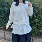 裏毛レイヤードプルオーバー | non-hedge  | 詳細画像9 