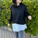 裏毛レイヤードプルオーバー | non-hedge  | 詳細画像24 