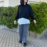 裏毛レイヤードプルオーバー | non-hedge  | 詳細画像28 