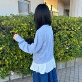 裏毛レイヤードプルオーバー | non-hedge  | 詳細画像5 