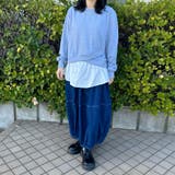 裏毛レイヤードプルオーバー | non-hedge  | 詳細画像7 