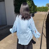 袖リボンシアーシャツ | non-hedge | 詳細画像15