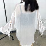袖リボンシアーシャツ | non-hedge | 詳細画像27