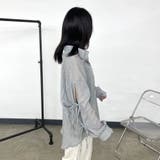 袖リボンシアーシャツ | non-hedge | 詳細画像7