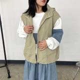 ナイロンフードベスト | non-hedge | 詳細画像10