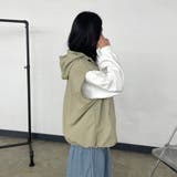 ナイロンフードベスト | non-hedge | 詳細画像11