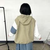 ナイロンフードベスト | non-hedge | 詳細画像12