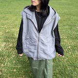 ナイロンフードベスト | non-hedge | 詳細画像1