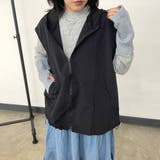 ブラック | ナイロンフードベスト | non-hedge