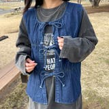 デニムリボンベスト | non-hedge | 詳細画像11