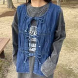 デニムリボンベスト | non-hedge | 詳細画像15
