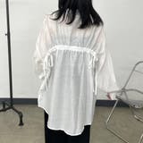 オフホワイト | バックドロストシアーシャツ | non-hedge