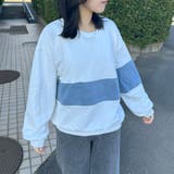 オフホワイト | デニム切替プルオーバー | non-hedge 