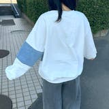 デニム切替プルオーバー | non-hedge  | 詳細画像19 