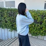 デニム切替プルオーバー | non-hedge  | 詳細画像4 