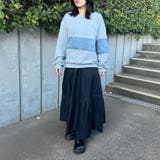 デニム切替プルオーバー | non-hedge  | 詳細画像8 