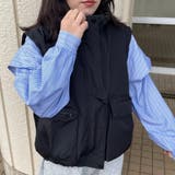 ブラック | フードドロストベスト | non-hedge 