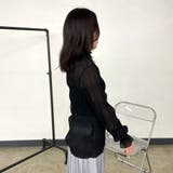 シフォンシャーリングブラウス | non-hedge  | 詳細画像12 