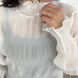 シフォンシャーリングブラウス | non-hedge  | 詳細画像19 