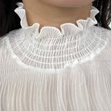 シフォンシャーリングブラウス | non-hedge  | 詳細画像25 