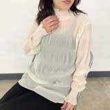 シフォンシャーリングブラウス | non-hedge  | 詳細画像2 