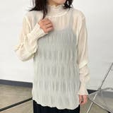 シフォンシャーリングブラウス | non-hedge  | 詳細画像5 