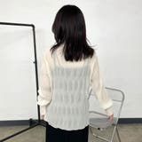 シフォンシャーリングブラウス | non-hedge  | 詳細画像8 