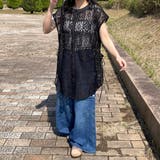 サイドリボンレースチュニック | non-hedge | 詳細画像12
