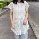 サイドリボンレースチュニック | non-hedge | 詳細画像15