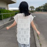 サイドリボンレースチュニック | non-hedge | 詳細画像18