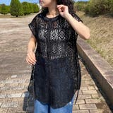 サイドリボンレースチュニック | non-hedge | 詳細画像3