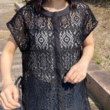 サイドリボンレースチュニック | non-hedge | 詳細画像7