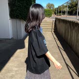 襟デニムハーフジップロゴTシャツ | non-hedge  | 詳細画像14 