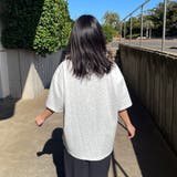 襟デニムハーフジップロゴTシャツ | non-hedge  | 詳細画像6 